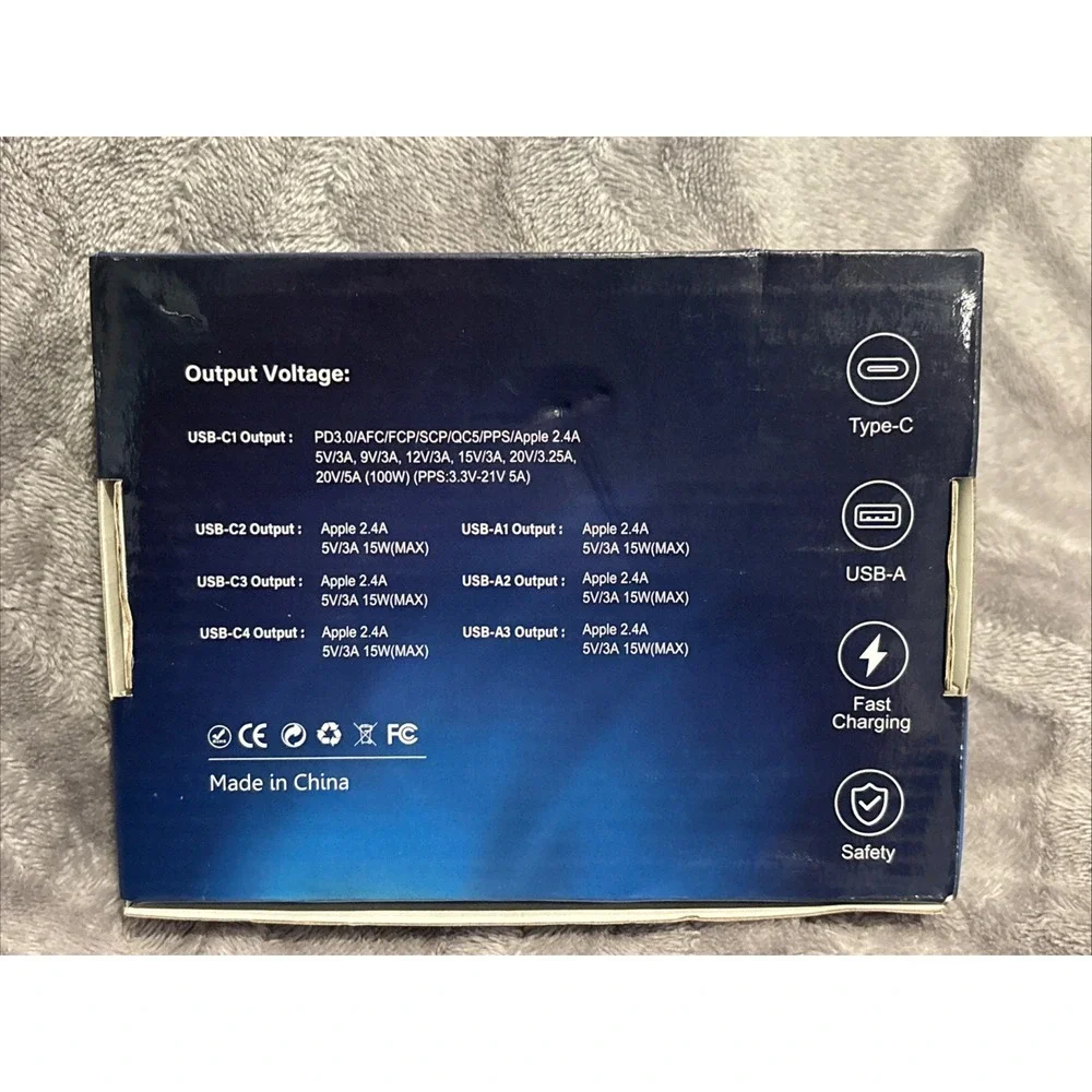 Almucher GaN‎ PD Desktop Charger 100W Fast charge.